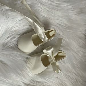 Baby shoes , ballet look, size 0